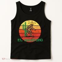 Bigfoot El Squatcho Mexican Sasquatch Tank Top thumb 2