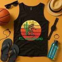 Bigfoot El Squatcho Mexican Sasquatch Tank Top thumb 4