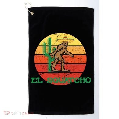 Bigfoot El Squatcho Mexican Sasquatch Golf Towel