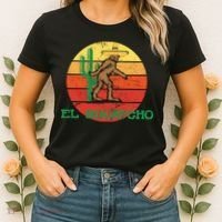 Bigfoot El Squatcho Mexican Sasquatch Women's T-Shirt thumb 2