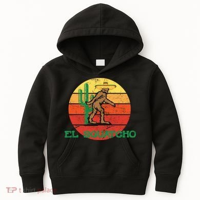 Bigfoot El Squatcho Mexican Sasquatch Kids Hoodie