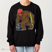 Bigfoot Funny Back To School Women's Sweatshirt thumb 0