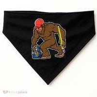 Bigfoot Funny Back To School USA-Made Doggie Bandana thumb 0