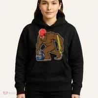 Bigfoot Funny Back To School Hoodie thumb 5