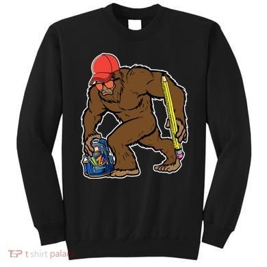 Bigfoot Funny Back To School Sweatshirt