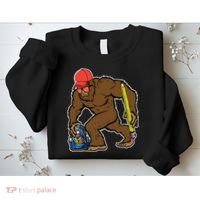 Bigfoot Funny Back To School Sweatshirt thumb 2
