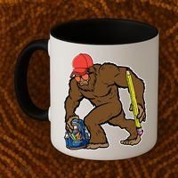 Bigfoot Funny Back To School Coffee Mug thumb 2