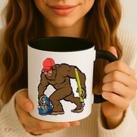Bigfoot Funny Back To School Coffee Mug thumb 3