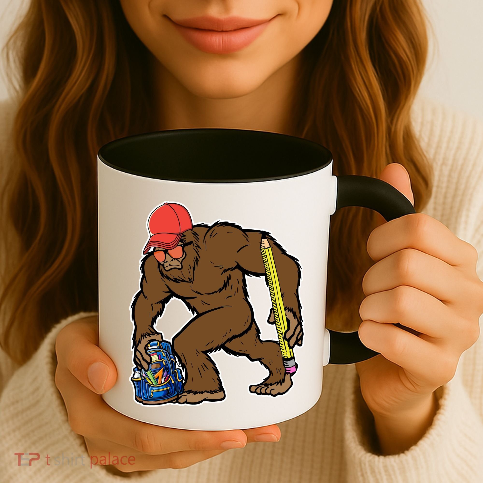 Bigfoot Funny Back To School Coffee Mug