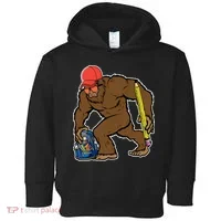 Bigfoot Funny Back To School Toddler Hoodie thumb 0