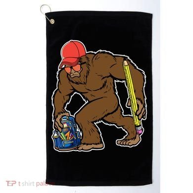 Bigfoot Funny Back To School Golf Towel