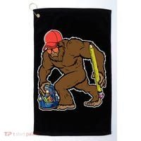Bigfoot Funny Back To School Golf Towel thumb 0