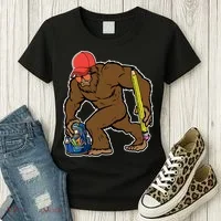 Bigfoot Funny Back To School Women's T-Shirt thumb 3