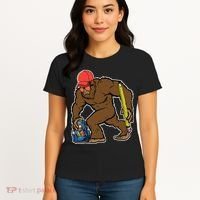Bigfoot Funny Back To School Women's T-Shirt thumb 4