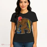 Bigfoot Funny Back To School Women's T-Shirt thumb 4