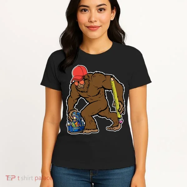 Bigfoot Funny Back To School Women's T-Shirt