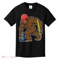 Bigfoot Funny Back To School Kids T-Shirt thumb 0