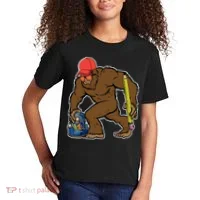 Bigfoot Funny Back To School Kids T-Shirt thumb 2