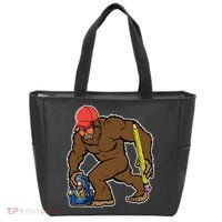 Bigfoot Funny Back To School Tote Bag thumb 0