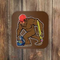 Bigfoot Funny Back To School Coaster thumb 0