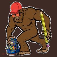 Bigfoot Funny Back To School Mousepad thumb 1