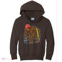 Bigfoot Funny Back To School Kids Hoodie thumb 0