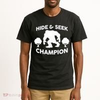 Bigfoot Hide And Seek Champion Tall T-Shirt thumb 2
