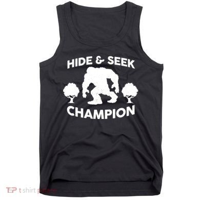 Bigfoot Hide And Seek Champion Tank Top
