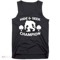 Bigfoot Hide And Seek Champion Tank Top thumb 0