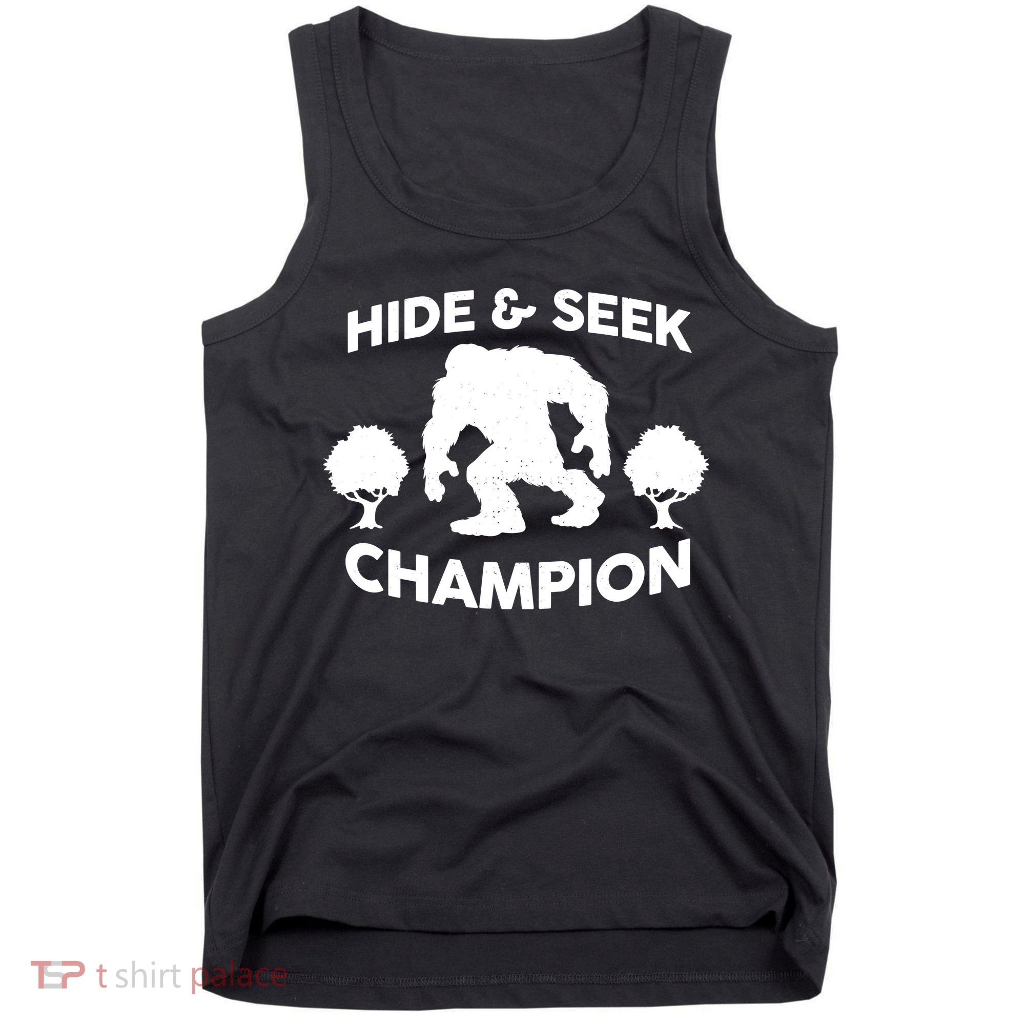 Bigfoot Hide And Seek Champion Tank Top