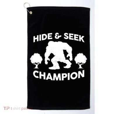 Bigfoot Hide And Seek Champion Golf Towel