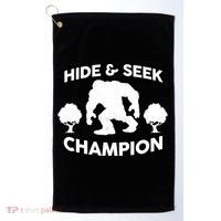 Bigfoot Hide And Seek Champion Golf Towel thumb 0