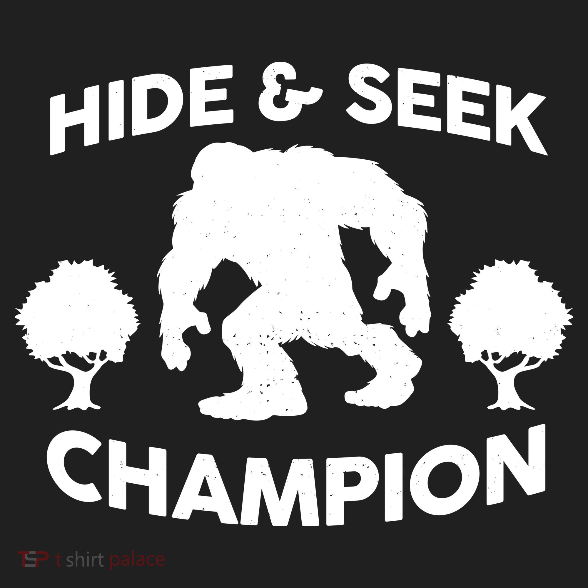 Bigfoot Hide And Seek Champion Plastic Christmas Ball Ornament