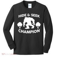 Bigfoot Hide And Seek Champion Kids Long Sleeve Shirt thumb 0