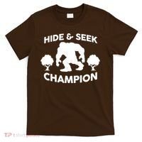 Bigfoot Hide And Seek Champion T-Shirt thumb 0
