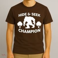 Bigfoot Hide And Seek Champion T-Shirt thumb 3