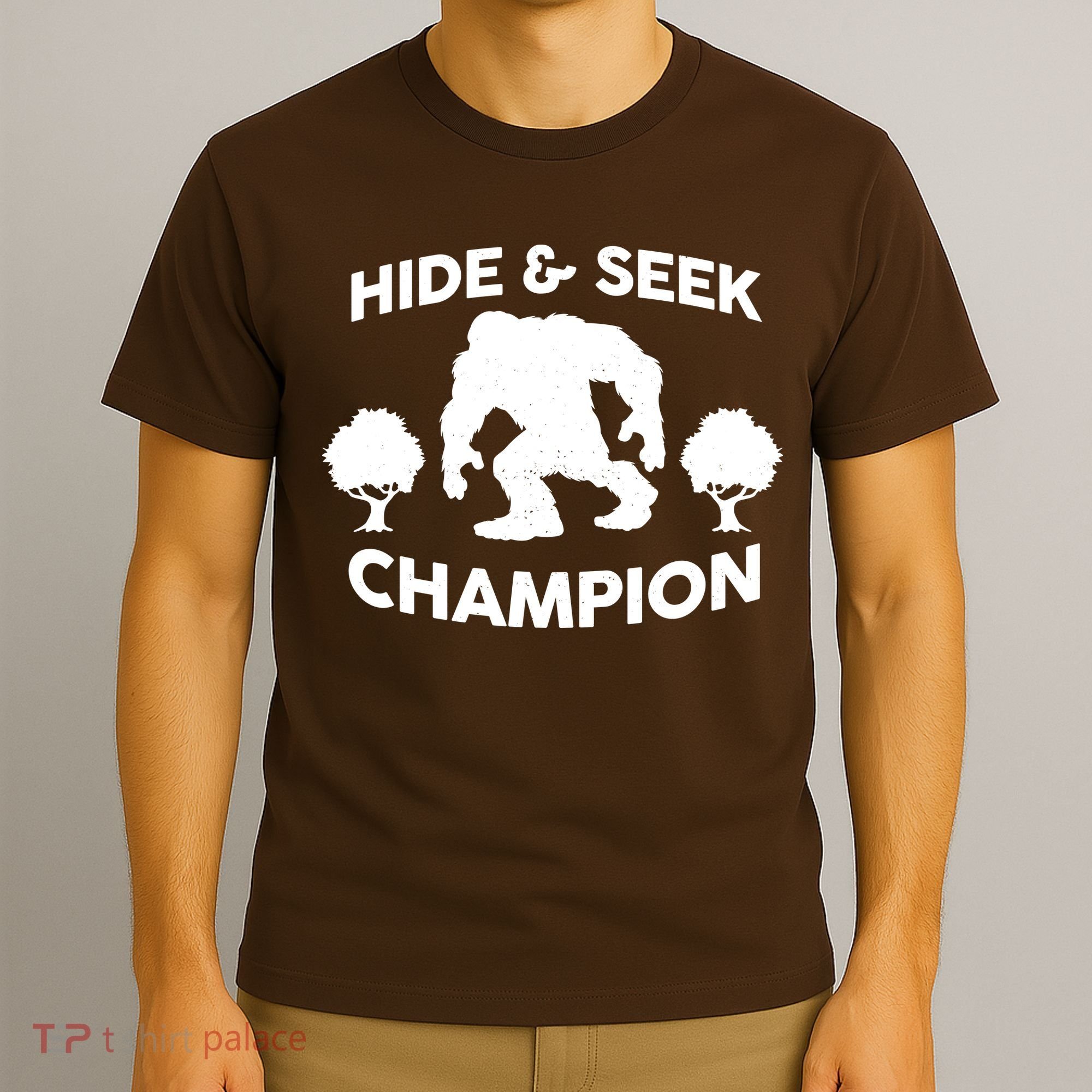 Bigfoot Hide And Seek Champion T-Shirt