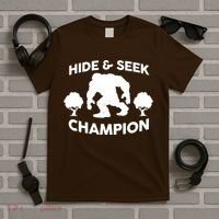 Bigfoot Hide And Seek Champion T-Shirt thumb 5