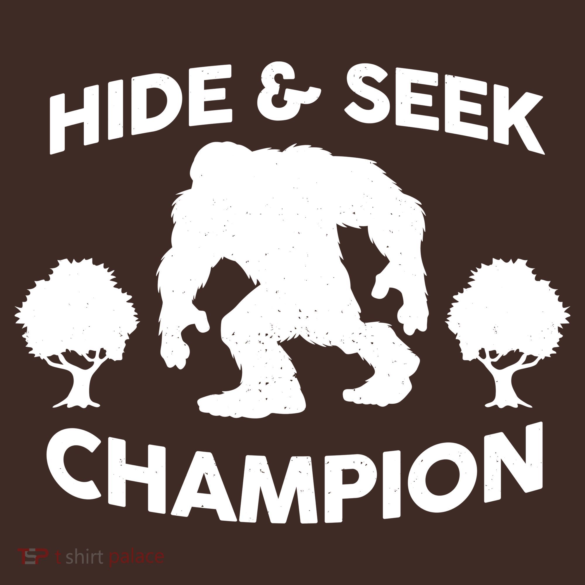 Bigfoot Hide And Seek Champion Kids Hoodie