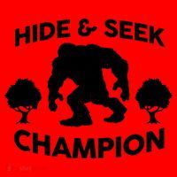 Bigfoot Hide And Seek Champion Santa Hat thumb 1