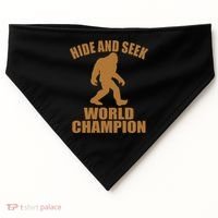 Bigfoot Hide And Seek World Champion USA-Made Doggie Bandana thumb 0