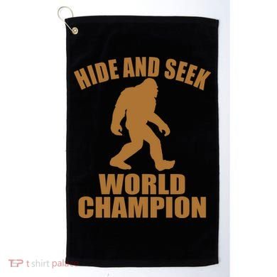 Bigfoot Hide And Seek World Champion Golf Towel
