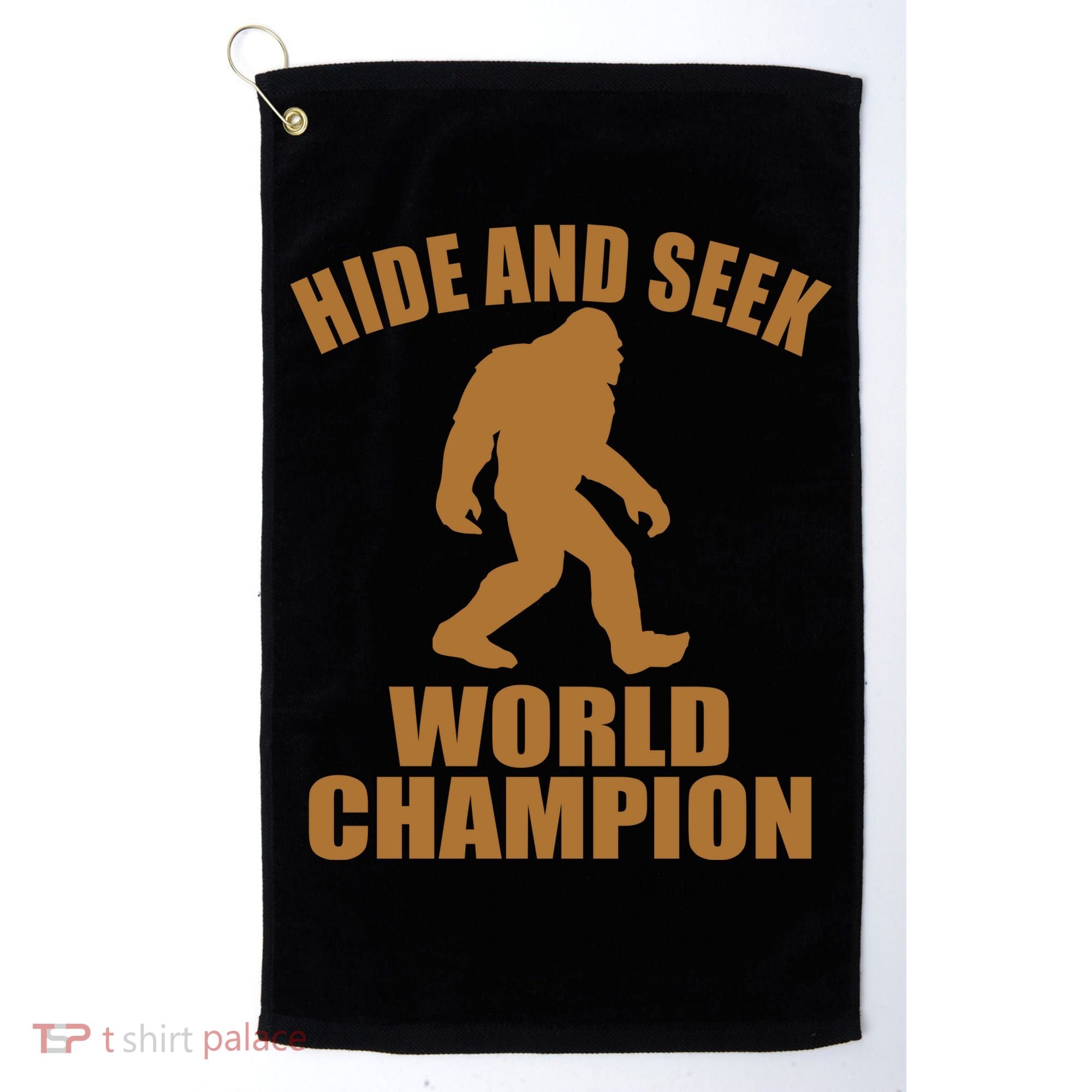 Bigfoot Hide And Seek World Champion Golf Towel