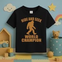 Bigfoot Hide And Seek World Champion Toddler T-Shirt thumb 3