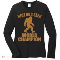 Bigfoot Hide And Seek World Champion Women's Long Sleeve Shirt thumb 0
