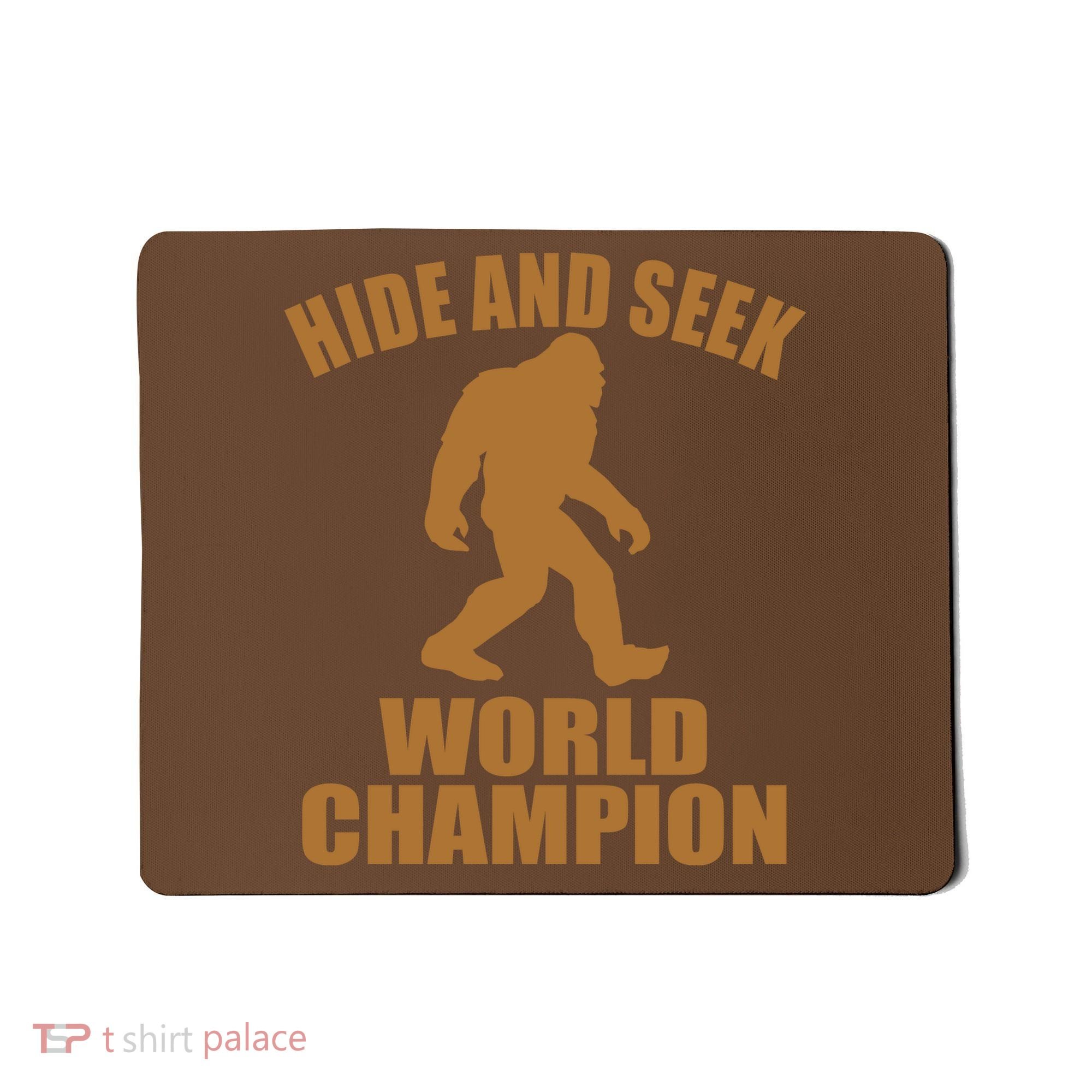 Bigfoot Hide And Seek World Champion Mousepad