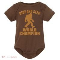 Bigfoot Hide And Seek World Champion Baby Bodysuit thumb 0