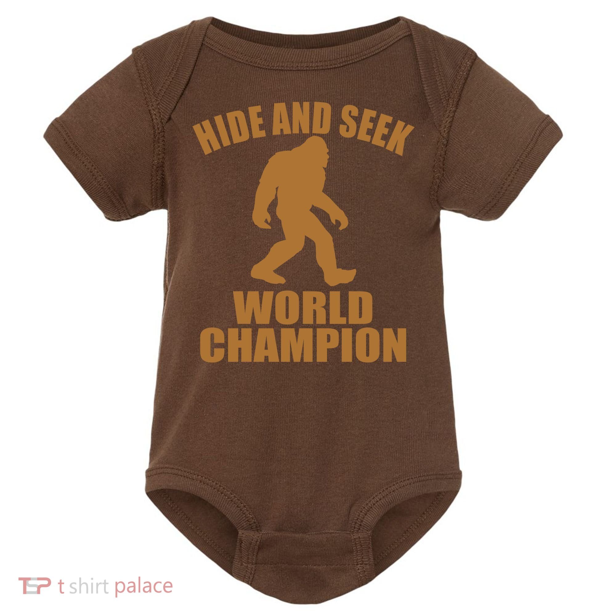 Bigfoot Hide And Seek World Champion Baby Bodysuit