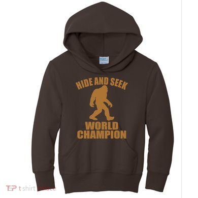 Bigfoot Hide And Seek World Champion Kids Hoodie