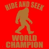 Bigfoot Hide And Seek World Champion Santa Hat thumb 1
